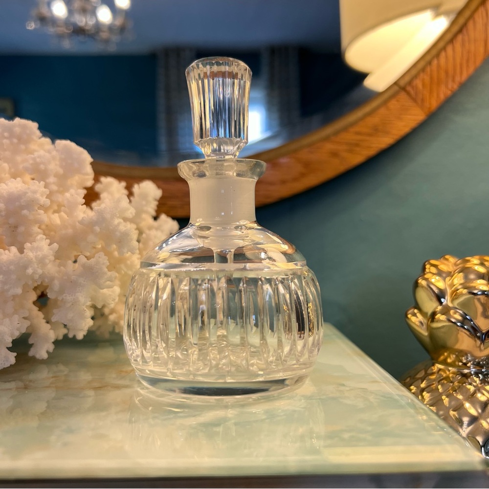 WATERFORD Vintage Crystal Perfume Bottle with Dabber